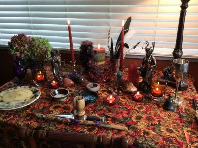 My Mabon Altar, 2015